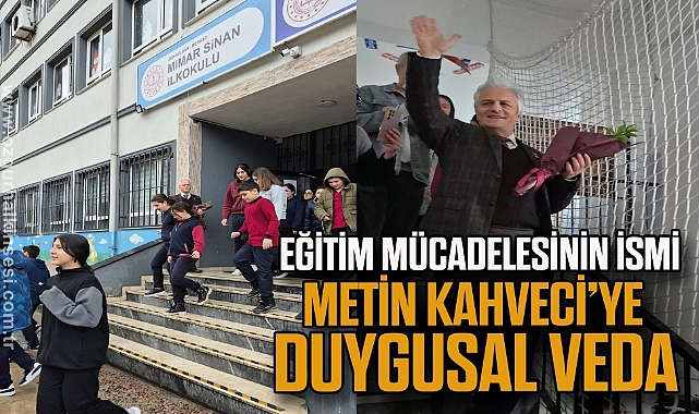  EĞİTİM MÜCADELESİNİN İSMİ METİN KAHVECİ'YE DUYGUSAL VEDA