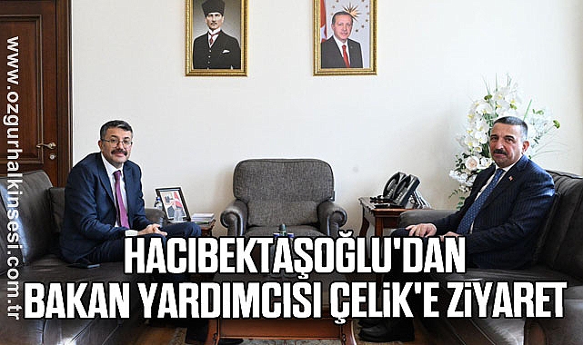 Hacıbektaşoğlu'dan Çelik'e Ziyaret