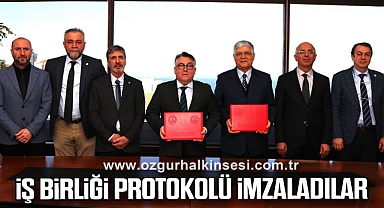 İş Birliği Protokolü İmzaladılar