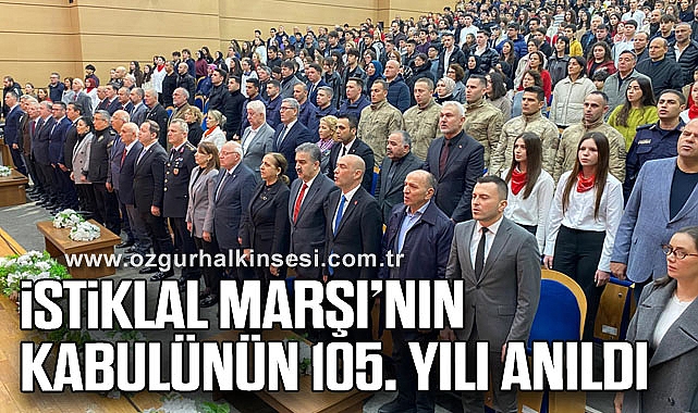 İstiklal Marşı’nın Kabulünün 105. Yılı Anıldı