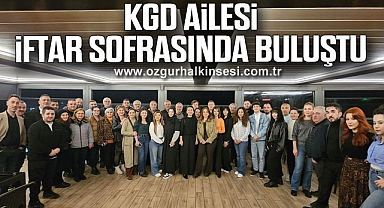 KGD Ailesi İftar Sofrasında Buluştu