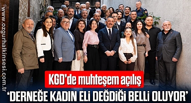 KGD'de muhteşem açılış: Derneğe kadın eli değdiği belli oluyor
