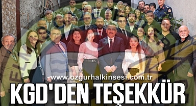KGD'DEN TEŞEKKÜR