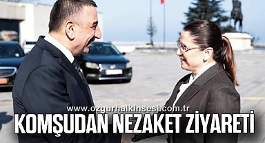 KOMŞUDAN NEZAKET ZİYARETİ
