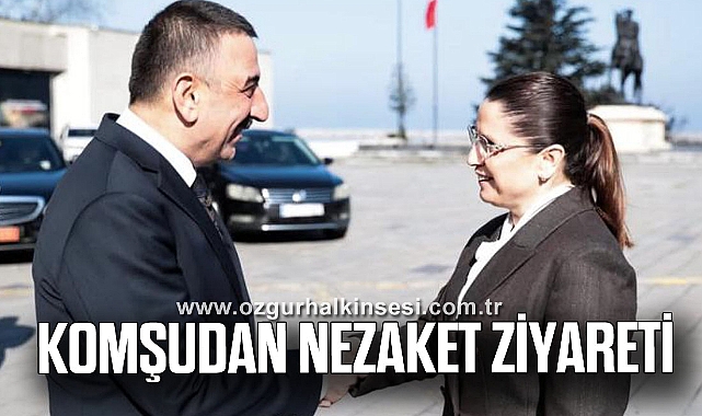 KOMŞUDAN NEZAKET ZİYARETİ