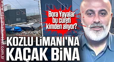 KOZLU LİMANI'NA KAÇAK BİNA