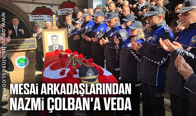Mesai Arkadaşlarından Nazmi Çolban'a Veda