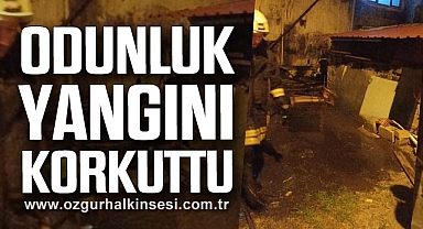 Odunluk Yangını Korkuttu