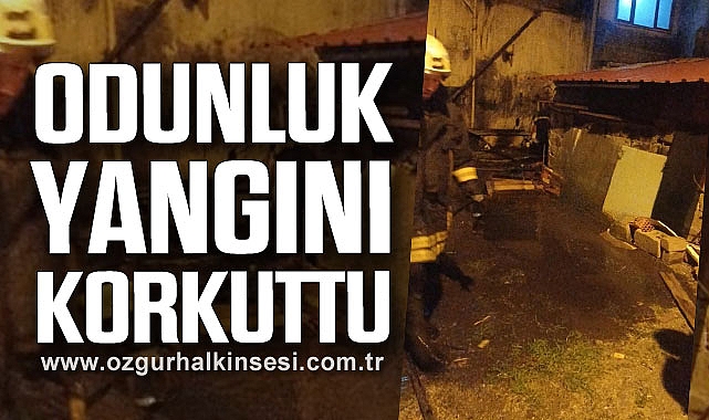 Odunluk Yangını Korkuttu