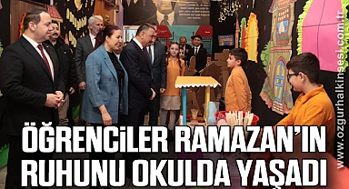 Öğrenciler Ramazan’ın Ruhunu Okulda Yaşadı