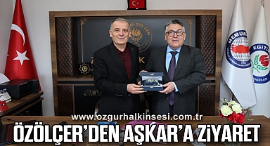 Özölçer’den Aşkar’a Ziyaret