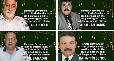 RAMAZAN BAYRAMI'NI KUTLADILAR