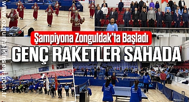 Şampiyona Zonguldak’ta Başladı: Genç Raketler Sahada
