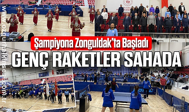 Şampiyona Zonguldak'ta Başladı: Genç Raketler Sahada