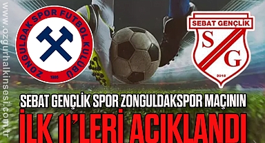 Sebat Gençlik Spor Zonguldakspor maçının ilk 11’leri açıklandı