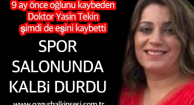 SPOR SALONUNDA  KALBİ DURDU 