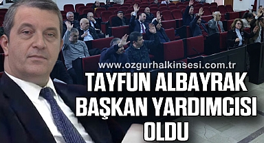 TAYFUN ALBAYRAK BAŞKAN YARDIMCISI OLDU