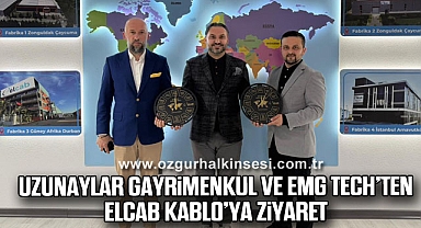 Uzunaylar Gayrimenkul ve EMG Tech’ten Elcab Kablo’ya Ziyaret