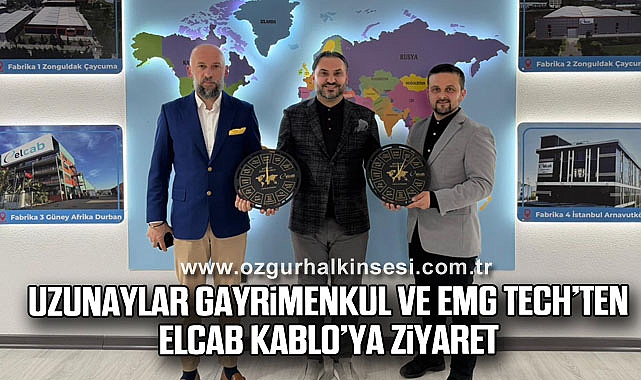 Uzunaylar Gayrimenkul ve EMG Tech’ten Elcab Kablo’ya Ziyaret