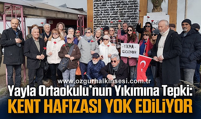Yayla Ortaokulu’nun Yıkımına Tepki: “Kent Hafızası Yok Ediliyor”