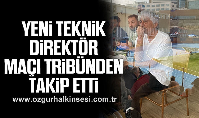 Yeni Teknik Direktör Maçı Tribünden Takip Etti