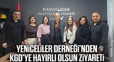 Yeniceliler Derneği’nden KGD’ye hayırlı olsun ziyareti