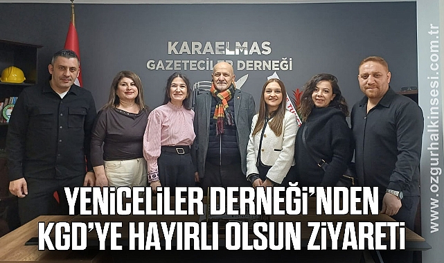 Yeniceliler Derneği’nden KGD’ye hayırlı olsun ziyareti