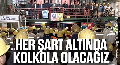 YEŞİL “HER ŞART ALTINDA KOLKOLA OLACAĞIZ”