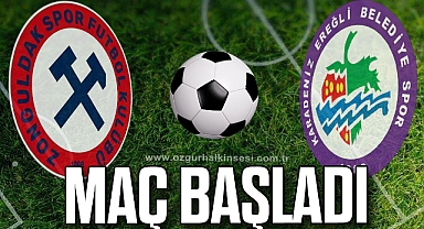 Zonguldak derbisi ilk düdükle başladı