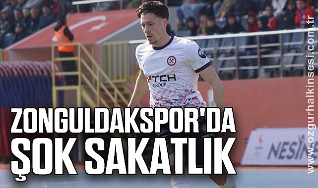 Zonguldakspor'da Şok Sakatlık