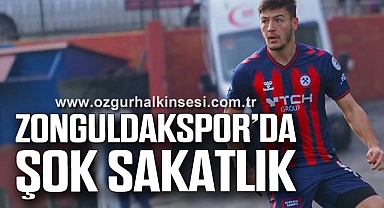 Zonguldakspor’da şok sakatlık