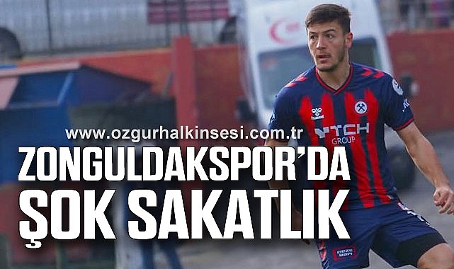 Zonguldakspor’da şok sakatlık