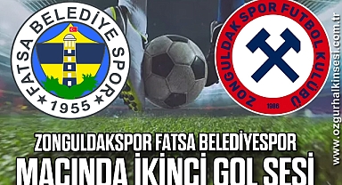 Zonguldakspor Fatsa Belediyespor maçında ikinci gol sesi