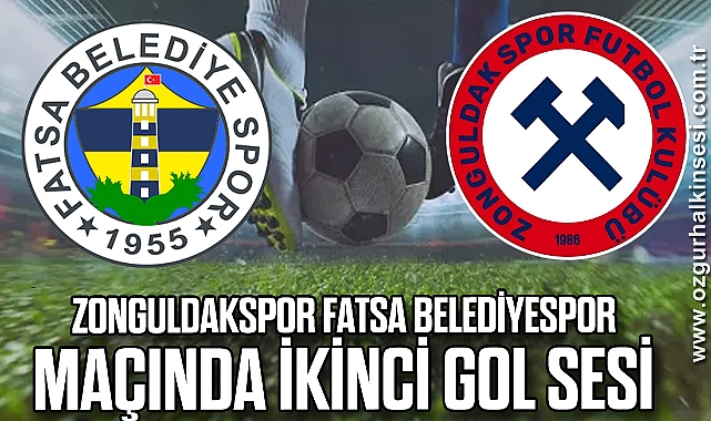 Zonguldakspor Fatsa Belediyespor maçında ikinci gol sesi