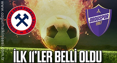 Zonguldakspor-Orduspor 1967 maçı başlıyor