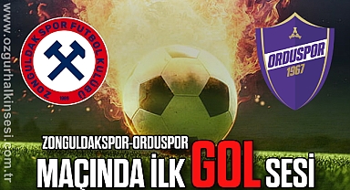 Zonguldakspor-Orduspor maçında ilk gol sesi