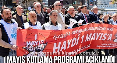 1 Mayıs kutlama programı açıklandı