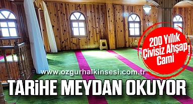 200 Yıllık Çivisiz Ahşap Cami: Tarihe Meydan Okuyor