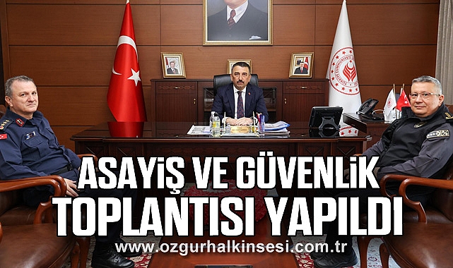Asayiş ve Güvenlik Toplantısı Yapıldı