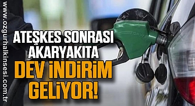 Ateşkes Sonrası Akaryakıta DEV İNDİRİM GELİYOR!