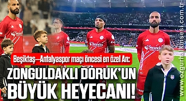 Beşiktaş–Antalyaspor maçı öncesi en özel An: Doruk’un büyük heyecanı!