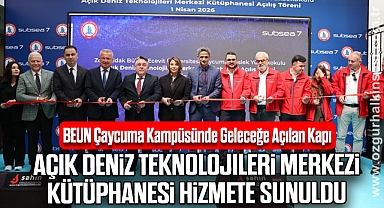 BEUN Çaycuma Kampüsünde Geleceğe Açılan Kapı: Açık Deniz Teknolojileri Merkezi Kütüphanesi Hizmete Sunuldu