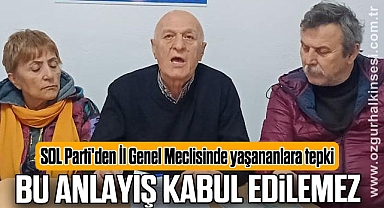 “BU ANLAYIŞ KABUL EDİLEMEZ”