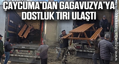 Çaycuma’dan Gagavuzya’ya dostluk tırı ulaştı