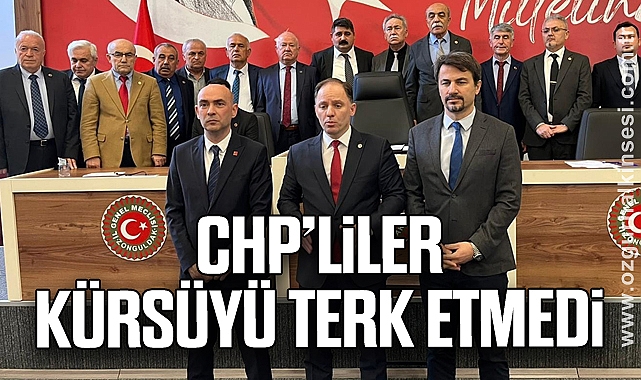 CHP'liler Kürsüyü Terk Etmedi