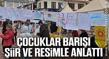 Çocuklar Barışı Şiir ve Resimle Anlattı