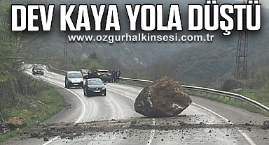 DEV KAYA YOLA DÜŞTÜ