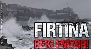 DİKKAT! FIRTINA GELİYOR