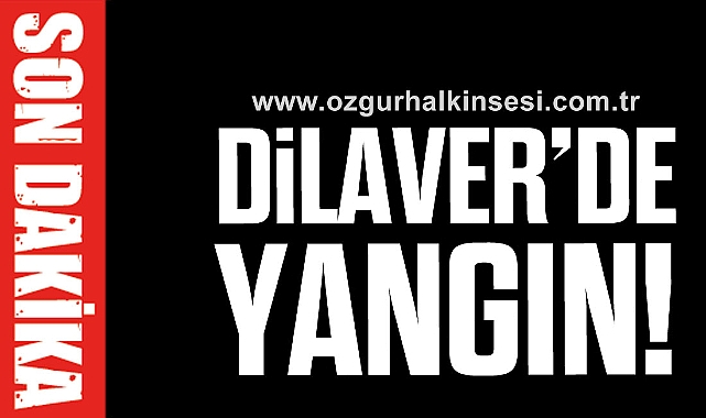 Dilaver’de Yangın!