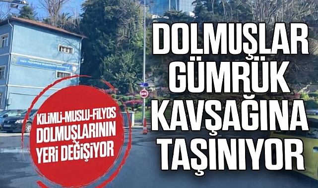 DOMUŞLAR GÜMRÜK KAVŞAĞINA TAŞINIYOR